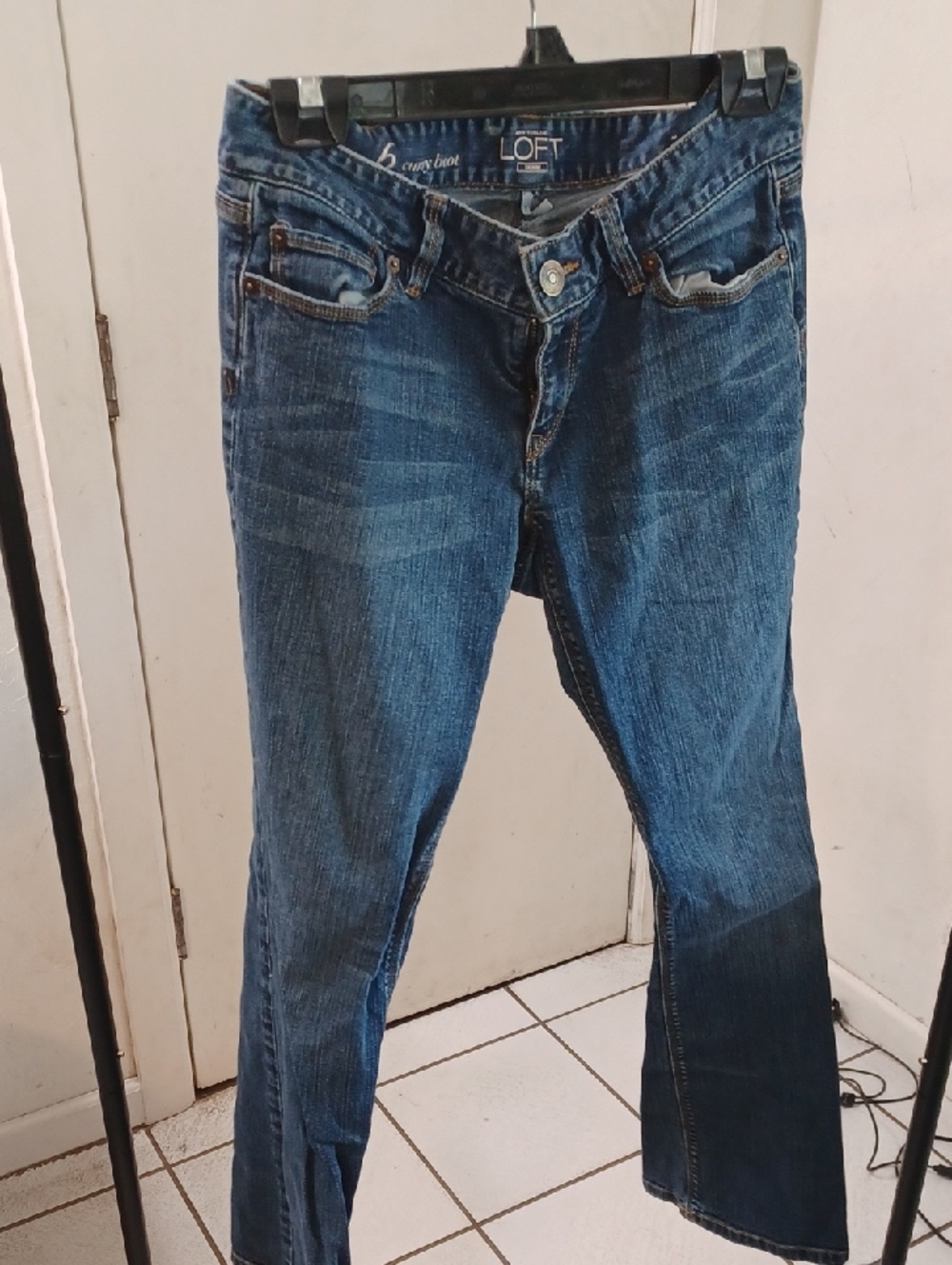LOFT Blue Curvy Boot Denim Jeans